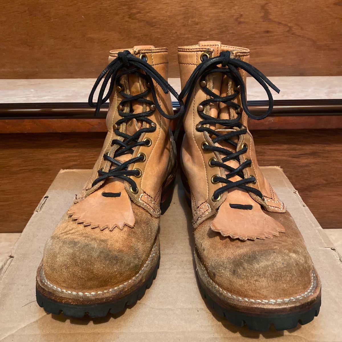 Wesco ウエスコ ジョブマスター 6E スエード バーラップ 旧ロゴ Wesco ウエスコ ジョブマスター 6E スエード バーラップ 旧ロゴ