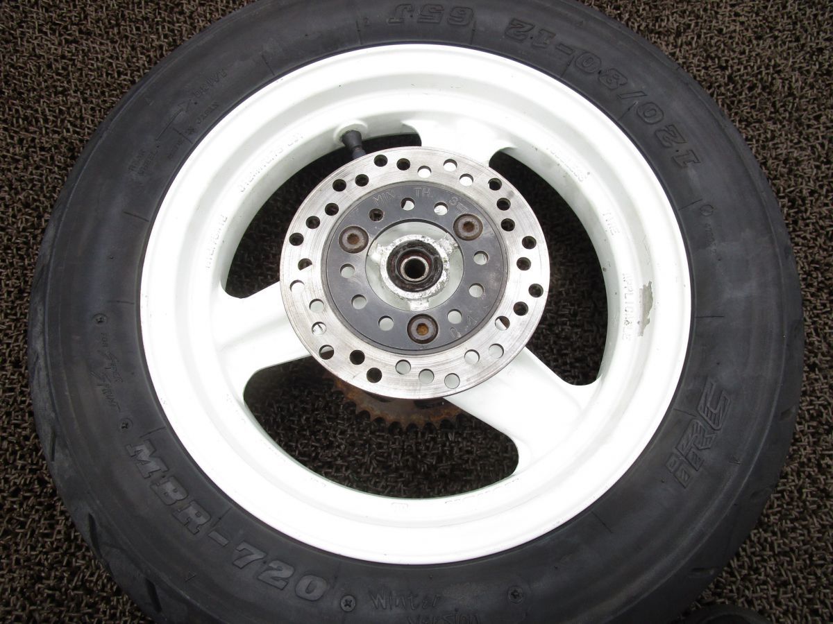 ホンダnsr50リヤホイール スプロケット付き 中古バイクパーツ販売専門店アイラブモーターNSR50 NSR50（AC10）に