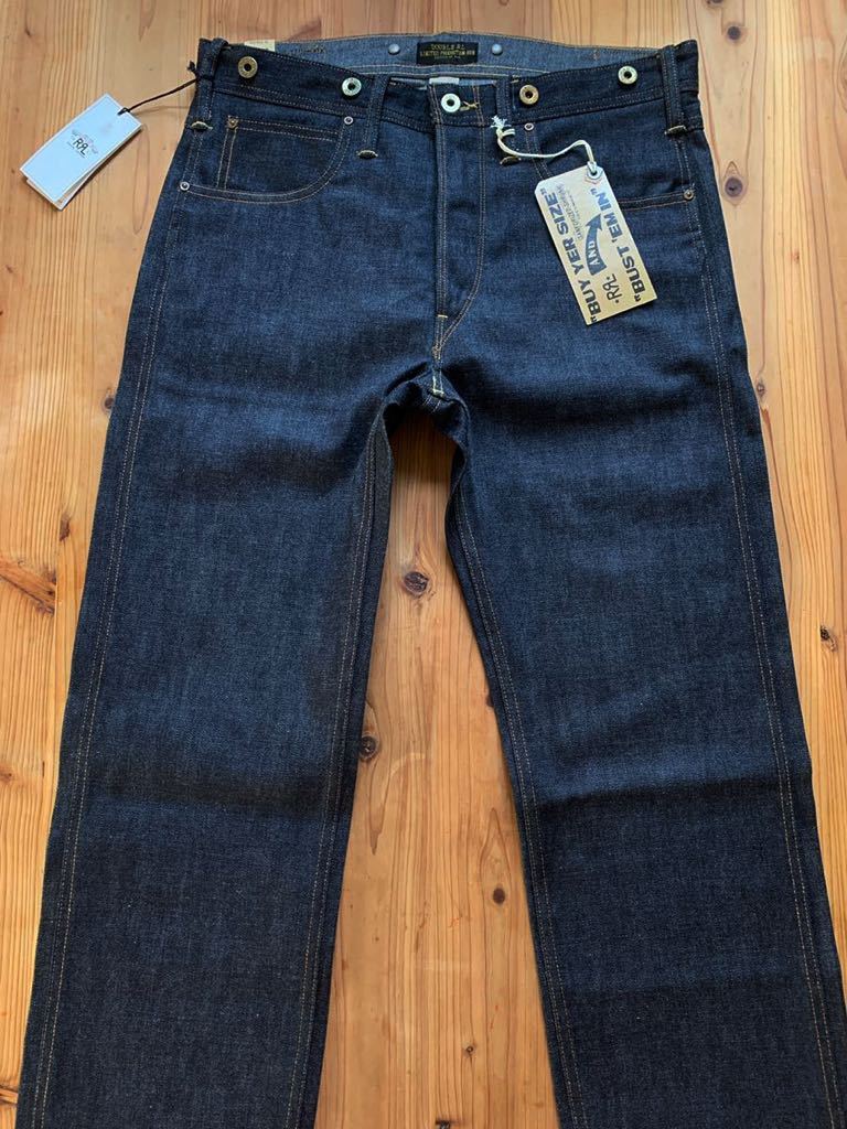 1点のみ！新品未使用タグあり！1000円～RRL LIMITED EDITION USA製リジッドデニムLee131cowboyW32L32(実寸確認下さい)Levi's
