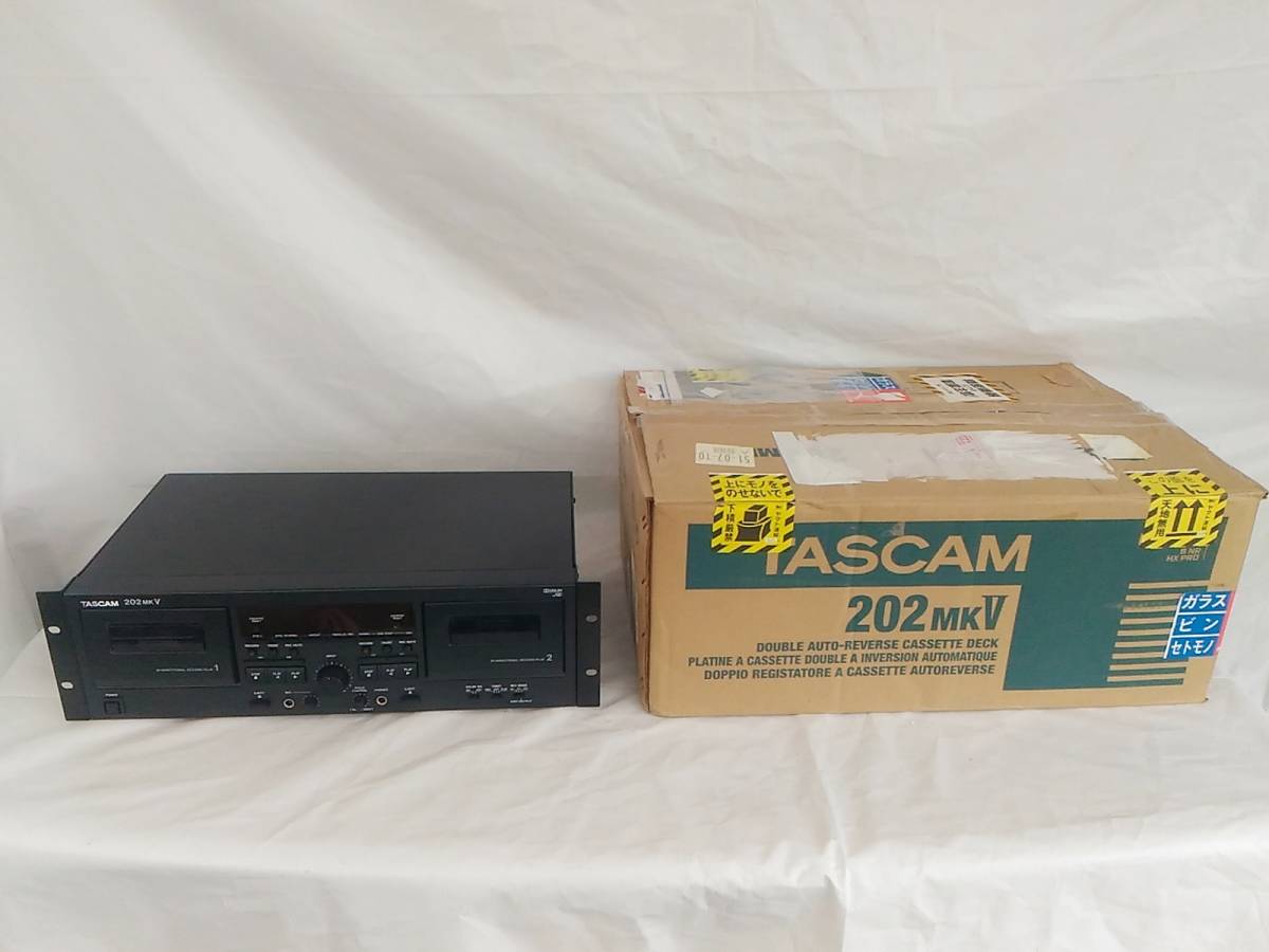 TASCAM 202MKVII (日本) ダブルカセットデッキ ダブルカセットデッキ