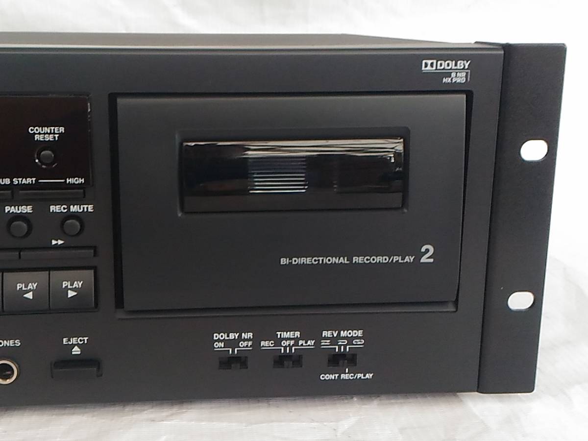 TASCAM 202MKVII (日本) ダブルカセットデッキ ダブルカセットデッキ