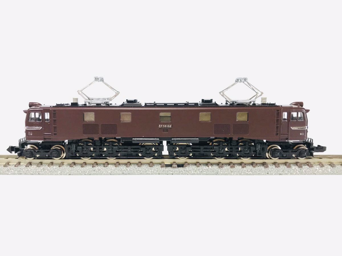 得価，安い 国鉄EF58形電気機関車（茶色・Hゴム窓・ヒサシ付）【TOMIX