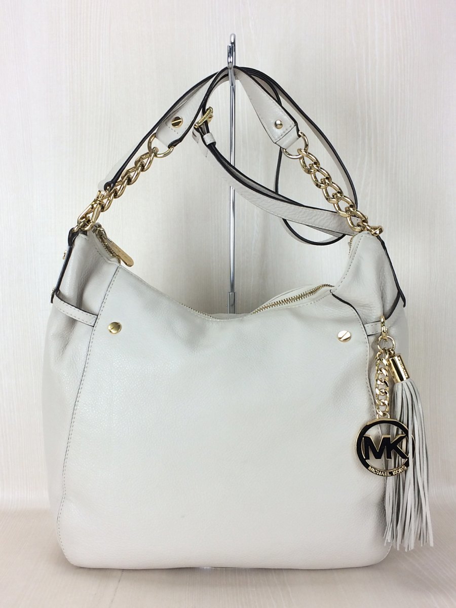 MICHAEL kors ハンドバッグ MKロゴ 白 マイケルコース MICHAEL KORS