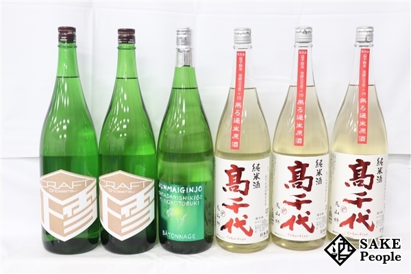  注目 日本酒 1800ml 6本セット 高千代 純米酒 美山錦 クラフト 正雪 ミイノコトブキ バトナージュ 純米吟醸(日本酒)｜売買されたオークション情報、yahooの商品情報をアーカイブ公開 - オークフ その他