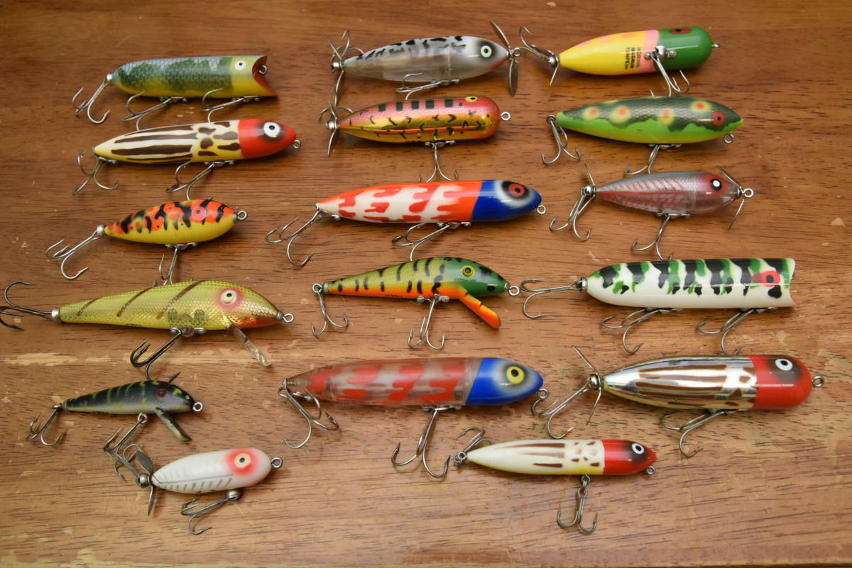 【安い，SALE】 heddon へドン スミスカラー ルアーセット ザラスプーク マグナムトーピード タイガー ラッキー13 ザラ２ ウンデッドスプークSMBR SMBH 他(ヘドン)｜売買されたオークション情報、yahooの商品情報 淡水