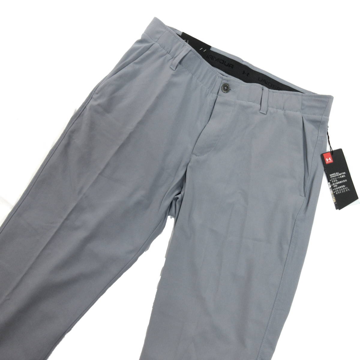 【HOT，SALE】 UNDER ARMOUR UAショーダウン テーパードパンツ 36&times;36 91cm 灰 アンダーアーマー ゴルフパンツ ストレッチ 速乾(90cm～)｜売買されたオークション情報、yahooの商品情報をアーカイブ公開 - オーク パンツ、スラックス