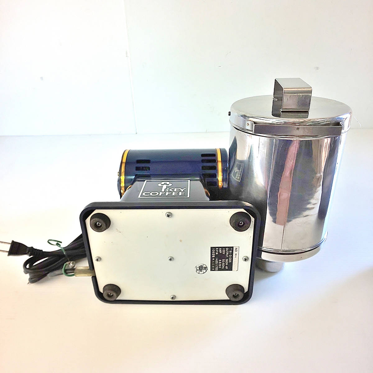 電動コーヒーミル 丸広産業 業務用 KEYCOFFEE ホッパー&受け缶 