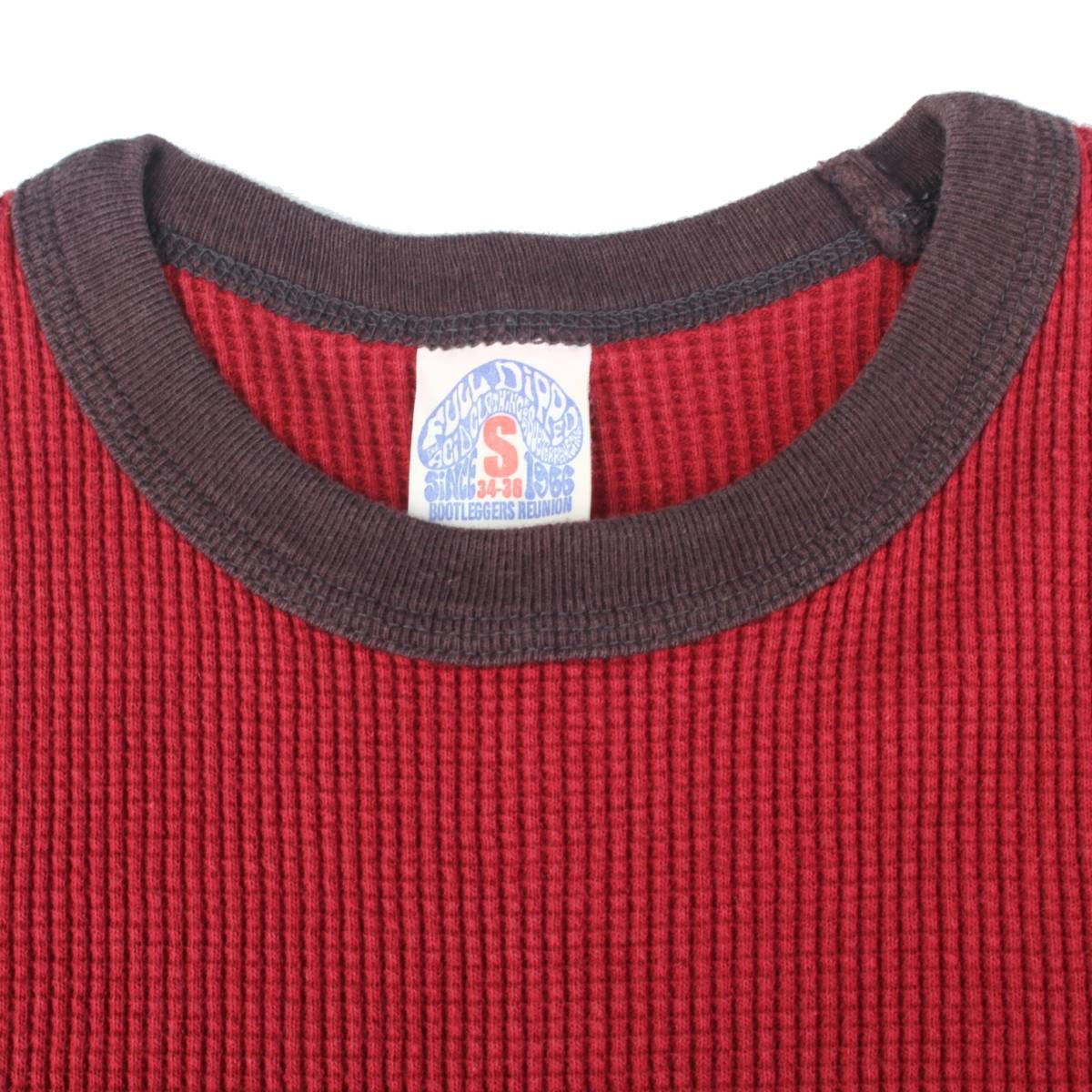 07199-4)美品BOOTLEGGERSブートレガーズ長袖サーマルTシャツS(34-36