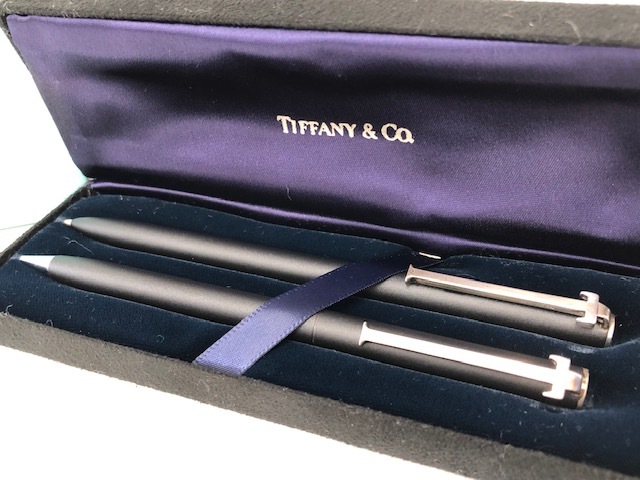 Tiffany & Co.ボールペン GERMANY925STERINGの刻印 ティファニー ボールペン 刻印 スターリングシルバー シャープペンシル