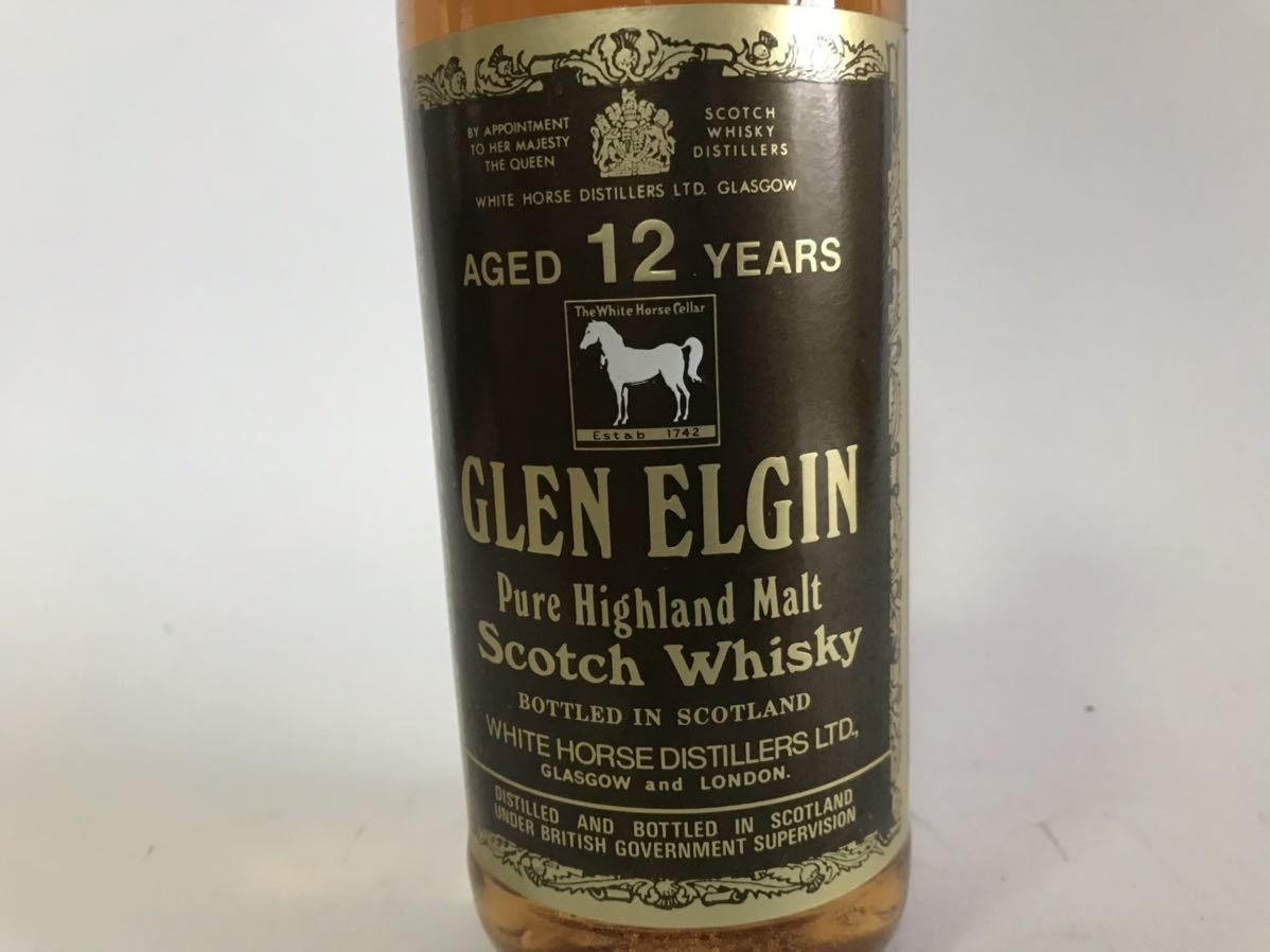 未開栓】GLEN ELGIN グレンエルギン 12年 43度 760ml 古酒 箱付 Glen