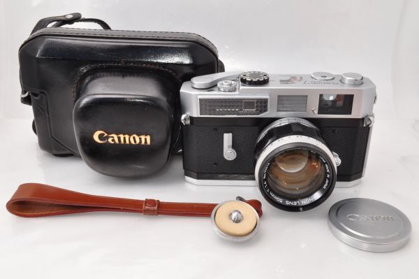 【美品】Canon model7 Canonキャノンレンズ50mm 付き ☆外観特上級☆キャノン Canon MODEL 7 + Canon LENS 50mm F1.4 041