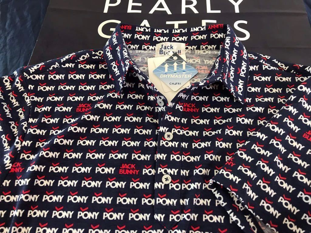  本物 12780115 PEARLY GATESパーリーゲイツ/ジャックバニー 5 L 超 PONY DRY MASTER 総柄プリント 半袖ポロシャツ 吸水速乾(パーリーゲイツ)｜売買されたオークション情報、yahooの商品情報をアーカイブ シャツ