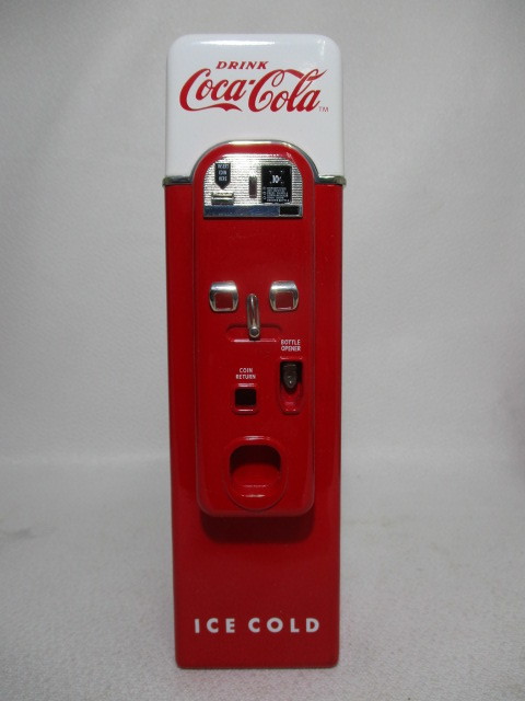 コカ・コーラのジュークボックス型のレトロな貯金箱。1996年製のレア