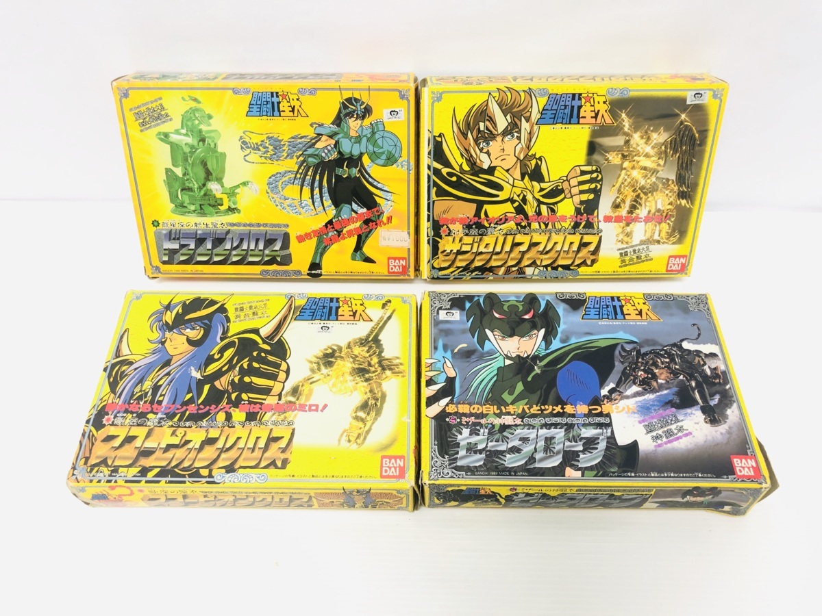 BANDAI バンダイ 聖闘士星矢 フィギュア 4個 ドラゴンクロス
