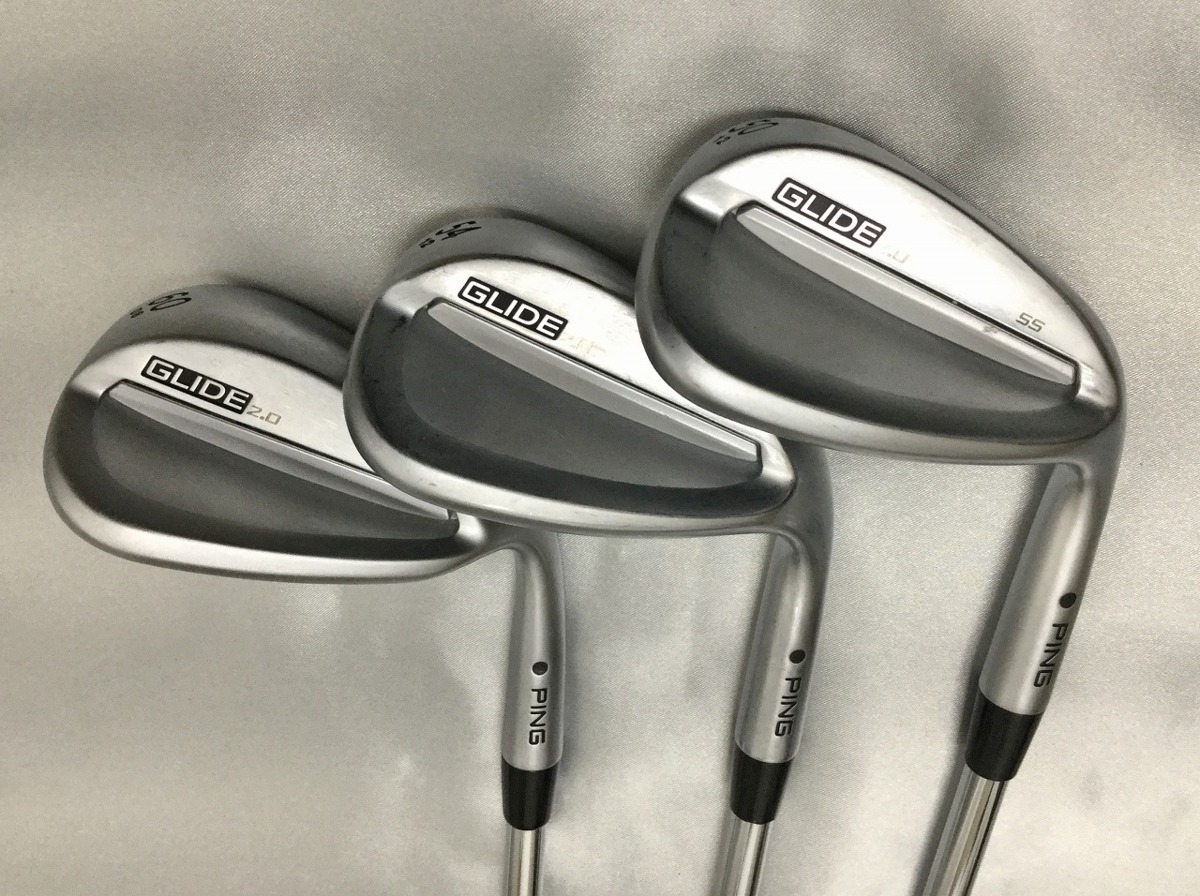 超激得，限定セール ウェッジ3本セット PING GLIDE2.0 ピン／グライド 黒ドット 50度 54度 60度 NSプロ950GH R(ウェッジ)｜売買されたオークション情報、yahooの商品情報をアーカイブ公開 - オークファン 男性右きき用