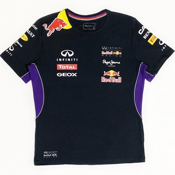 人気SALE，得価 ネコポス対応 INFINITI Red Bull Racing Teamline 2014 OTL TEE Tシャツ インフィニティ レッドブルレーシング F1 Pepe Jeans 黒 紫 M(F1)｜売買されたオークション情報、yahooの商品情報をアーカイブ公開 - オー F1