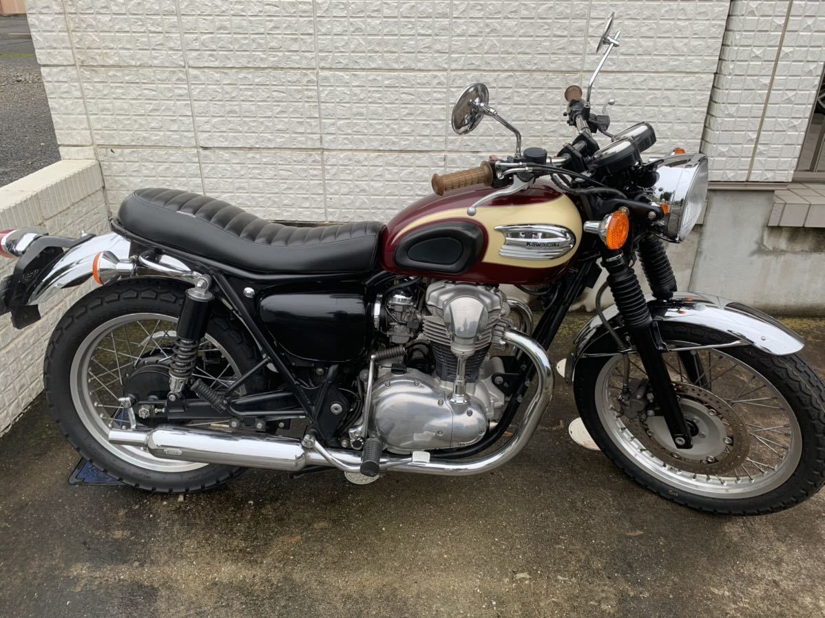 Kawasaki w650 タンク レッド/シルバー 極上 Kawasaki 【公式通販】