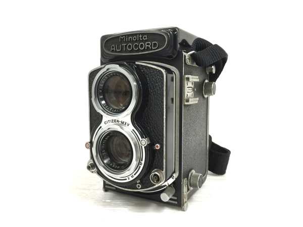 ジャンク MINOLTA AUTOCORD ROKKOR 1:3.5 75mm 1:3.2 75mm 二眼 カメラ