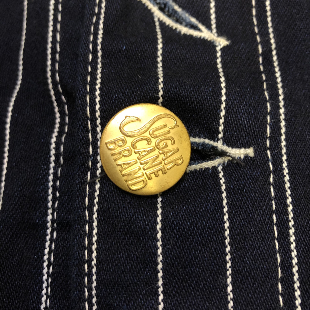 ☆ SUGAR CANE シュガーケーン ウォバッシュ ストライプ カバーオール