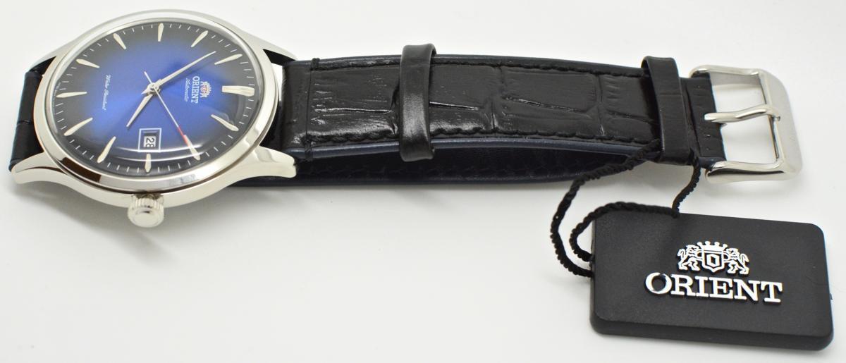 【1円】【日本未発売】新品正規品オリエントORIENTアンティークレザー革ビジネス自動巻き男性用メンズ腕時計レトロ青_7