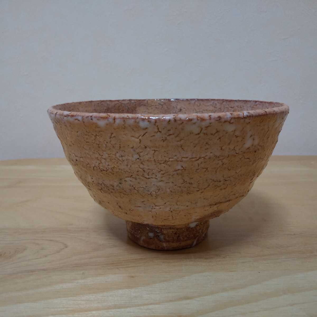 ☆ 波多野善蔵 共箱 萩焼 萩茶碗 共布 茶碗 栞 景色良好 共箱