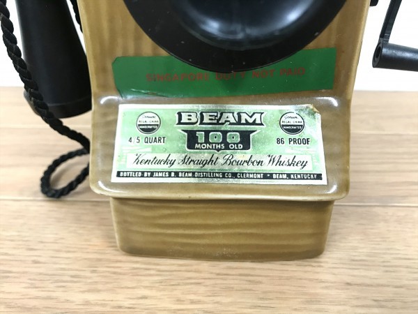 BEAM ジムビーム JIM デキャンタ ウイスキーボトル 陶器製 陶器ボトル