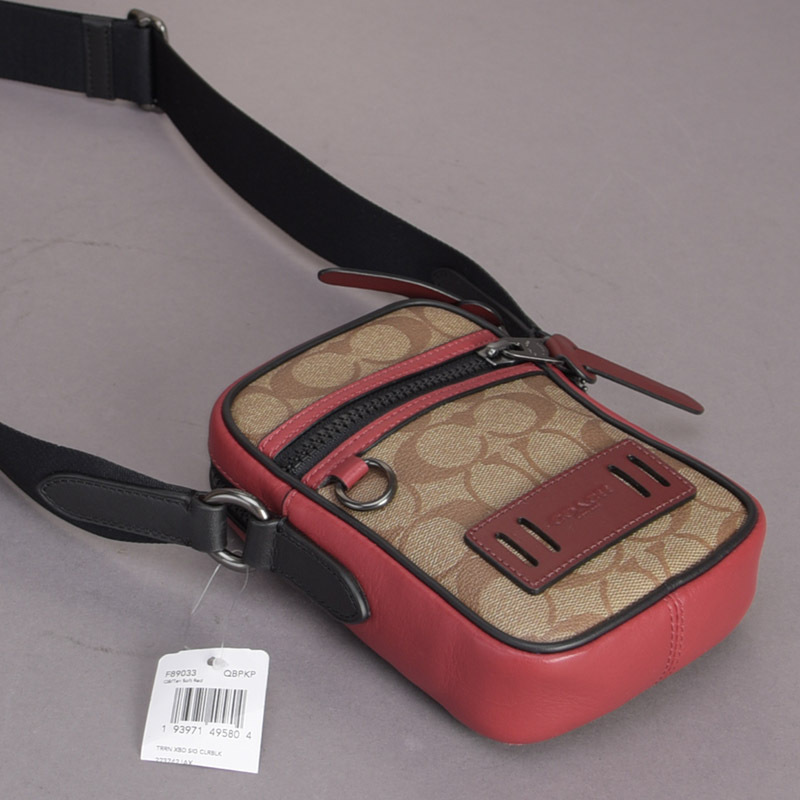 未使用 極美品 COACH コーチ シグネチャー ショルダーバッグ F89033  