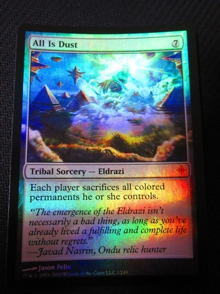 ☆MTG Foil 全ては塵/All Is Dust 英語 ROE エルドラージ覚醒