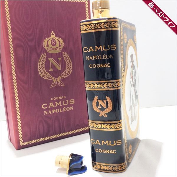 ☆ナポレオン ブック カミュ ブランデー 40度 700ml 22Kゴールドメッキ
