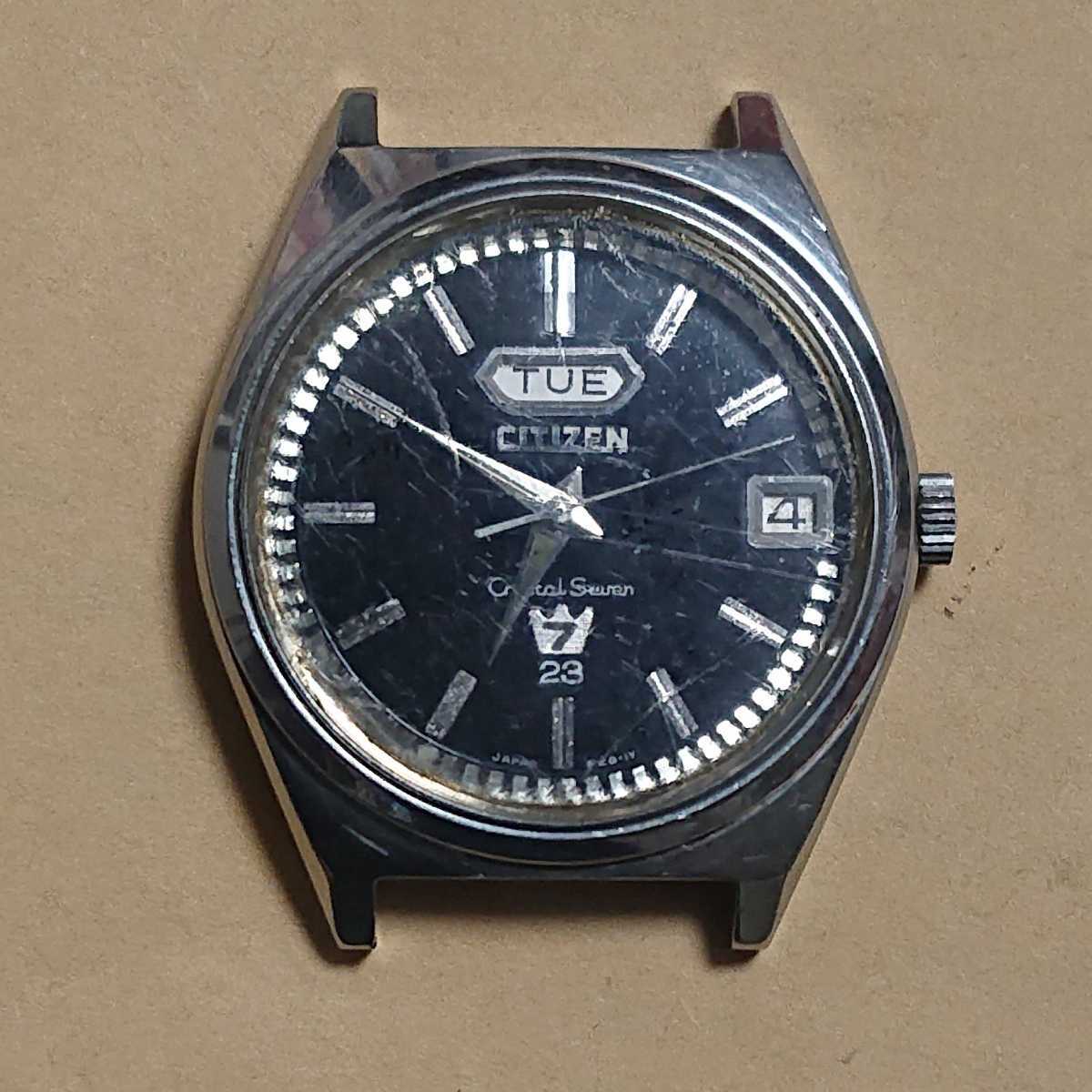 ジャンク】CITIZEN Crystal Seven Automatic 自動巻き Citizen Crystal 