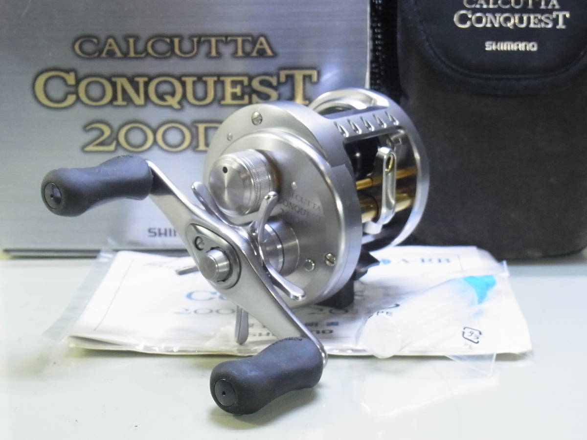 格安，限定セール 送〒600 極美 09 カルカッタコンクエスト 200DC 定￥75 130 軽OH済(シマノ)｜売買されたオークション情報、yahooの商品情報をアーカイブ公開 - オークファン シマノ
