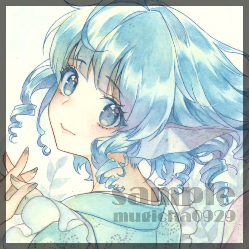 ◇東方Project◇わかさぎ姫◇透明水彩◇A4サイズ(手描きイラスト