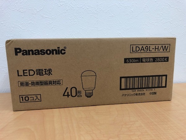 ◇Panasonic LED電球 40形 10個入り 未開封 LDA9L-H/W◇