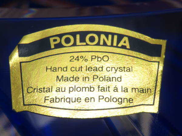 POLONIA 切子 花瓶 - ポロニア メルカリ 花器 フラワーベース