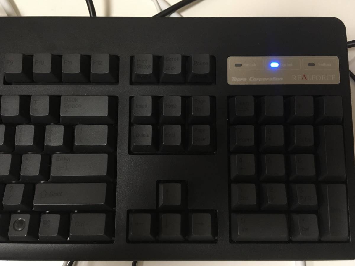 東プレ キーボード REALFORCE104UB 英語配列 USB 有線接続 静電容量無 