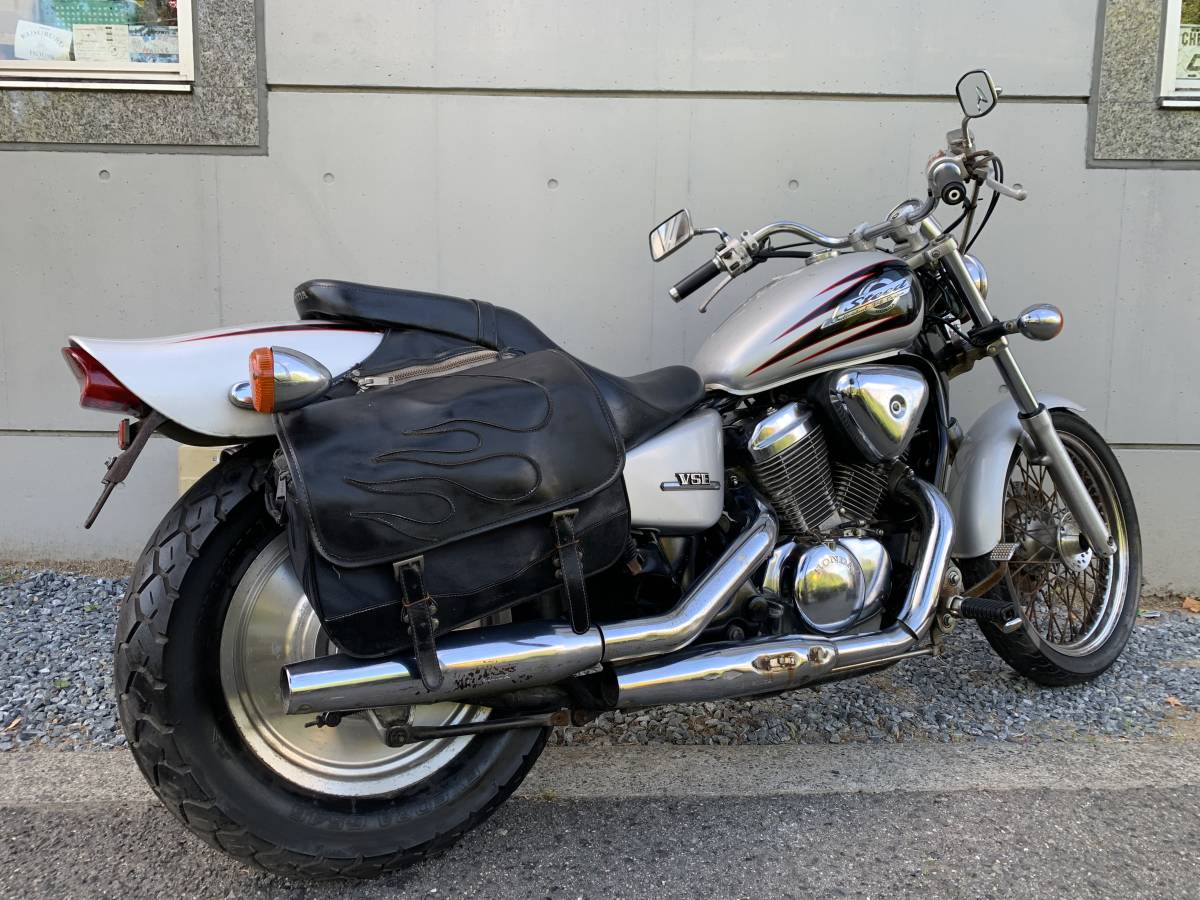 スティード400 NC26 女性ワンオーナー 8810km 現状販売 シルバー 