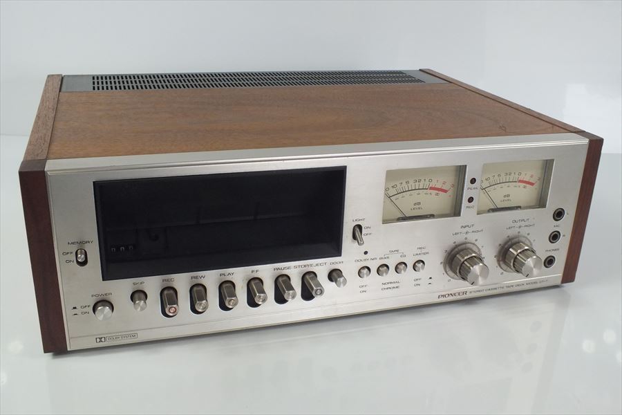 パイオニア CT-7 PIONEER カセットデッキ ステレオ ☆中古☆PIONEER 