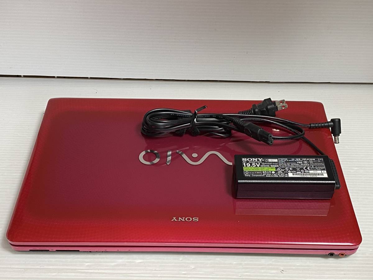 ☆ PCG-71311N ノートパソコン HDD無し SONY ソニー ピンク PC アダプター