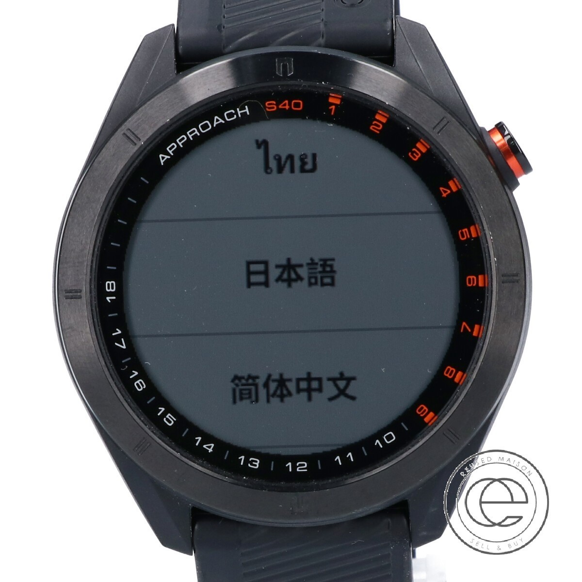 即決■ GARMIN ガーミン 010-02140-21 Approach S40 Black GPSゴルフナビ カラータッチパネル搭載 スマートウォッチ 腕時計 ブラック