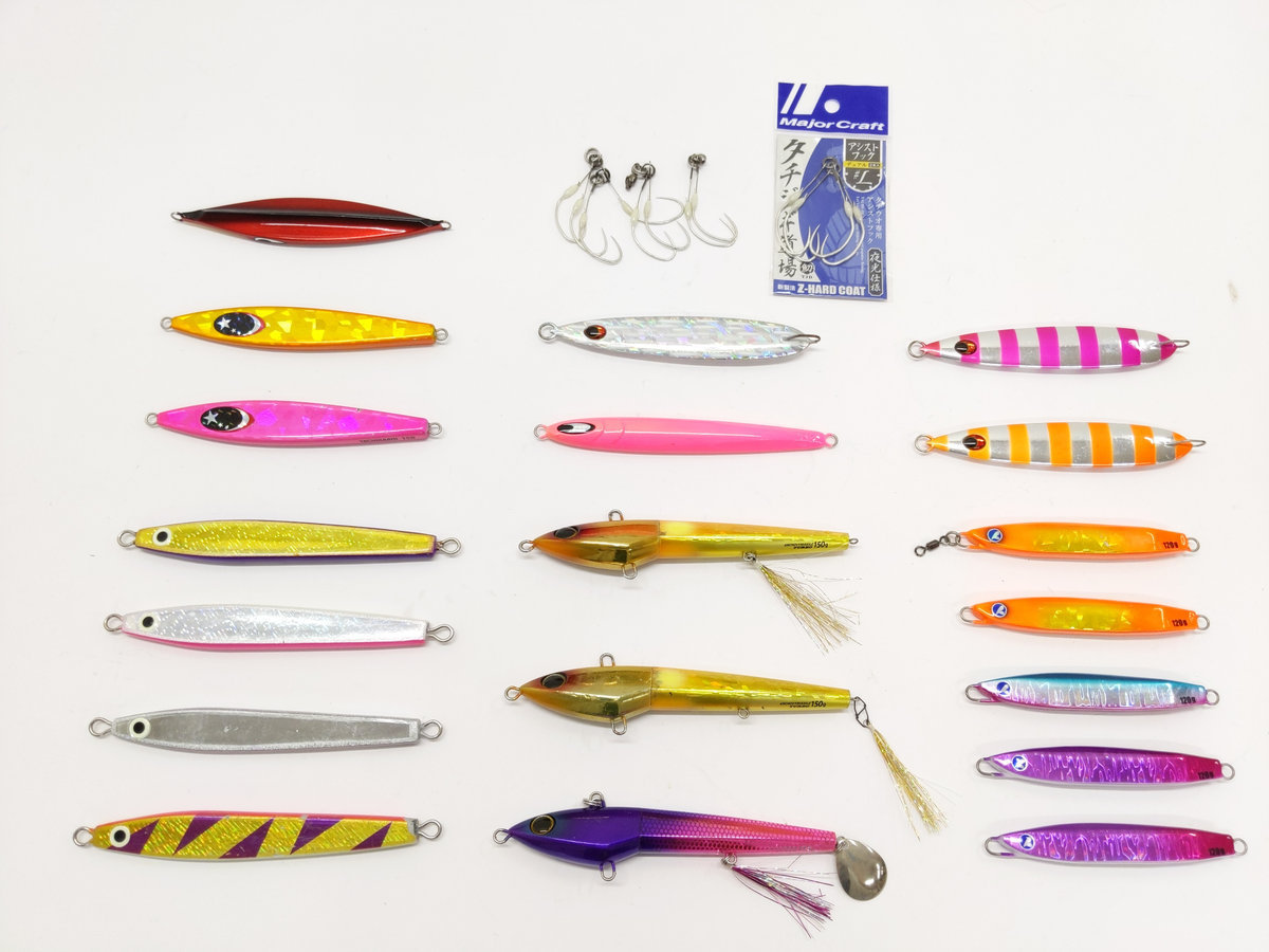 【HOT，お買い得】 ジャッカル ブルーブルー ゼスタ エバーグリーン YNジグ アブガルシア 他 タチウオジグ 等 19点セット(メタルジグ)｜売買されたオークション情報、yahooの商品情報をアーカイブ公開 - オーク 海水