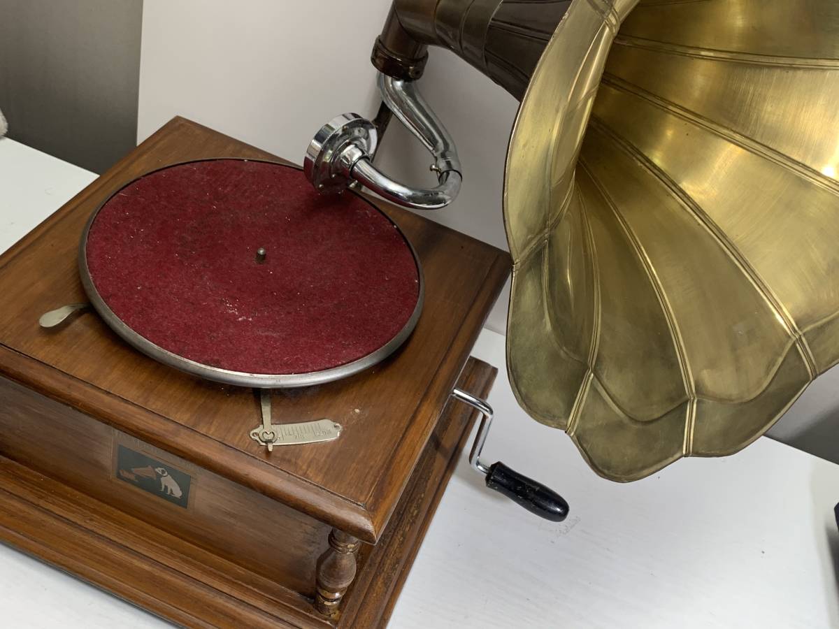 【お得，人気】 〇ビクター ラッパ蓄音機 Victor アンティーク蓄音機 his master's voice(本体)｜売買されたオークション情報、yahooの商品情報をアーカイブ公開 - オークファン 本体