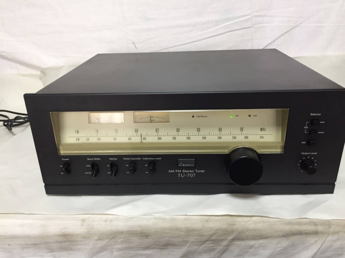 S6104 美品 Sansui サンスイ AM/FM ステレオチューナー TU-707