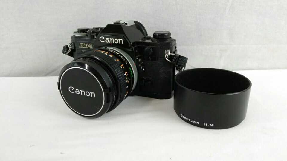 HT2377】CANON キャノン AE-1 カメラ CANON LENS FD 50㎜ 1:1.4 レンズ