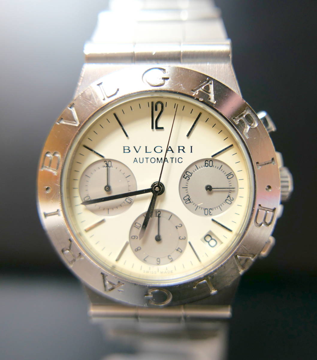 【BVLGARI】ブルガリ ディアゴノ スポーツ クロノグラフ CH35S 自動巻 オートマ メンズ