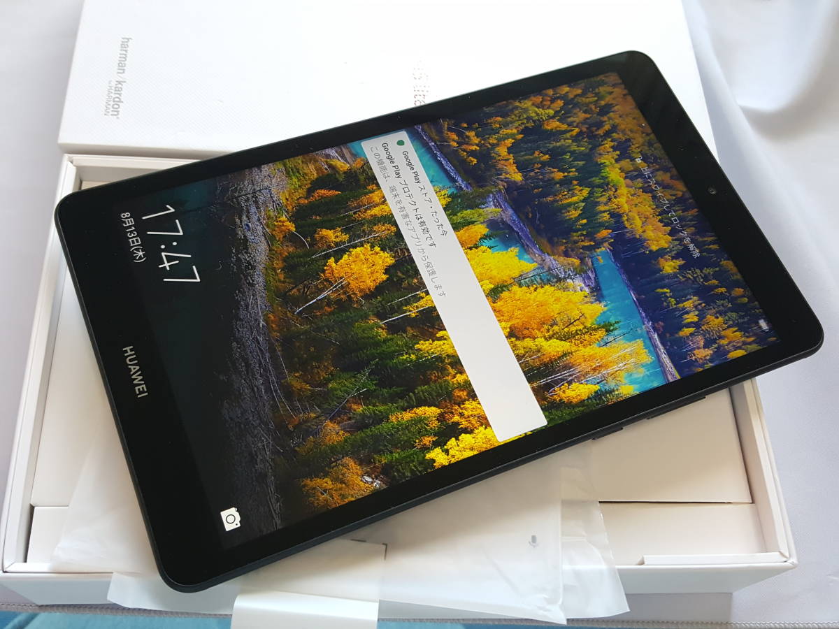 美品☆除菌済み☆SIMフリー☆JDN2-W09 mediapad M5 lite(ブラック