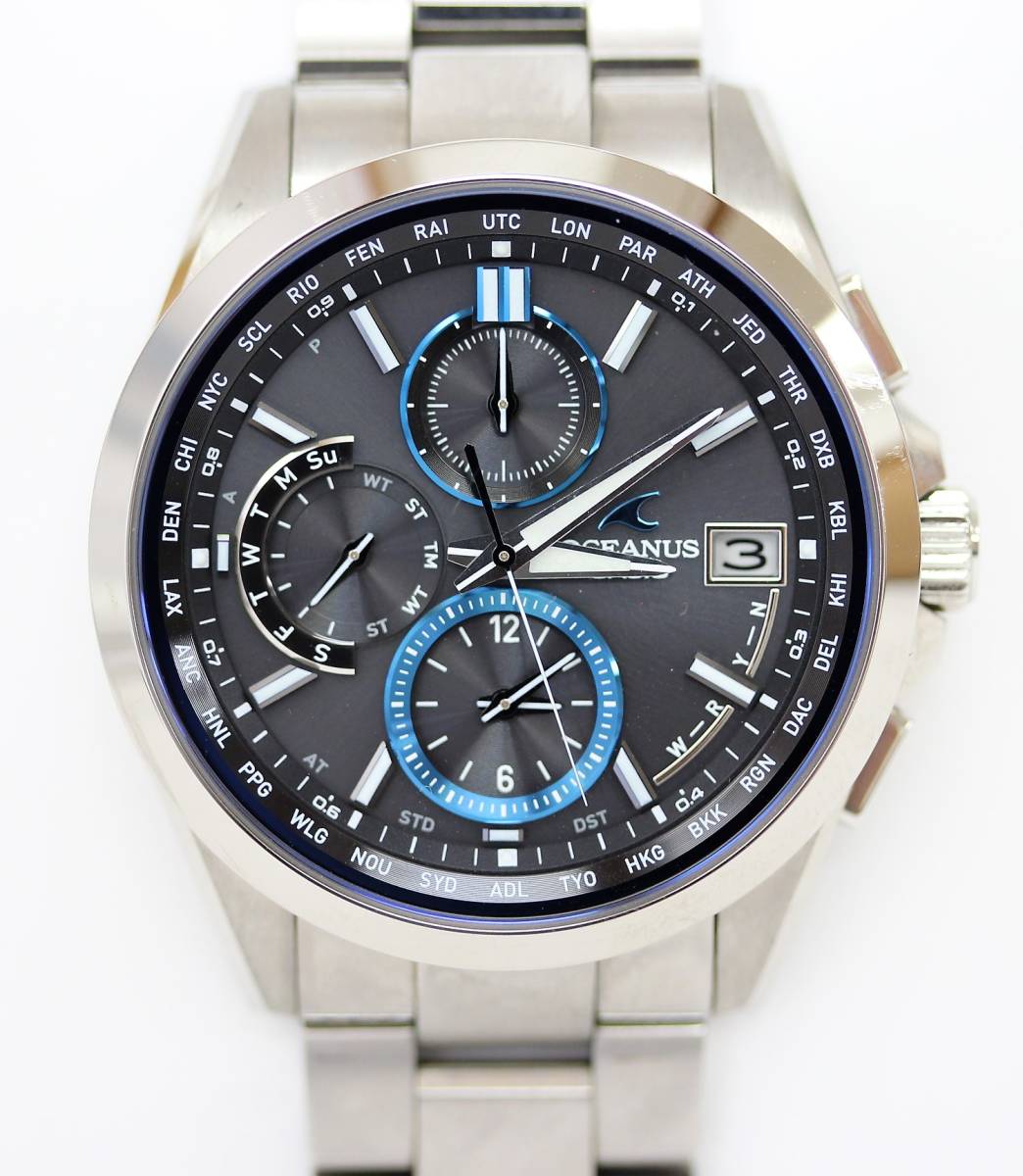 Y2456#◇中古品◇カシオ オシアナス 電波ソーラー OCW-T2600