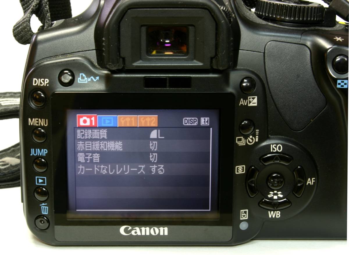 ◇キャノンCanon EOS Kiss Digital X+EFS 18-55mm ISレンズセット動作