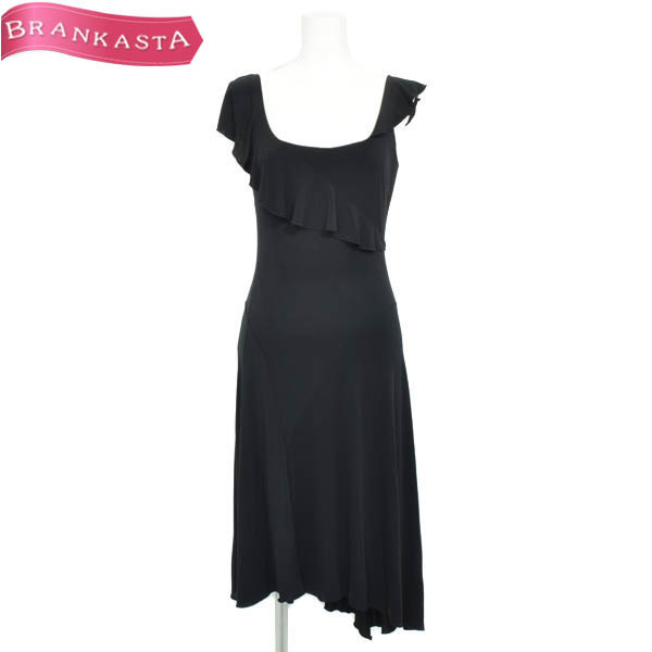 爆買い，高品質 BCBG MAXAZRIA BCBGマックスアズリア アシンメトリーフリル ミモレワンピース ドレス S ブラック 夏SALE 22mo01(BCBGマックスアズリア)｜売買されたオークション情報、yahooの商品情報をアーカイブ公 BCBGマックスアズリア