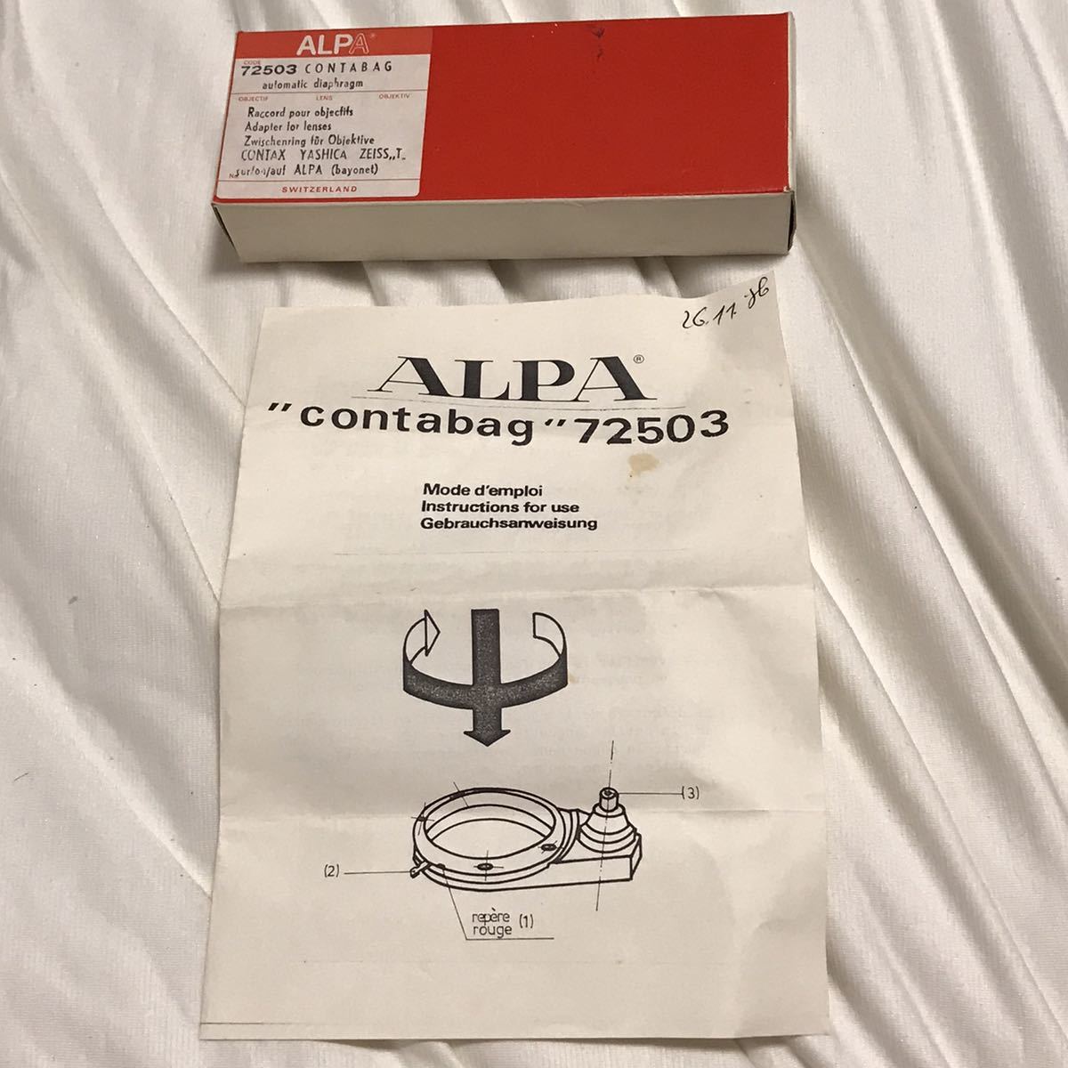 SALE，2025 超 ALPA アルパ CONTABAG コンタバグ 元箱と取説のみ(その他)｜売買されたオークション情報、yahooの商品情報をアーカイブ公開 - オークファン その他