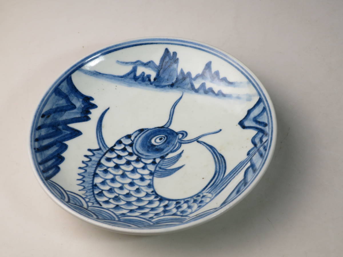 李朝 分院官窯 青花 白磁 鯉 山水画 角皿の入札履歴 - 入札者の順位